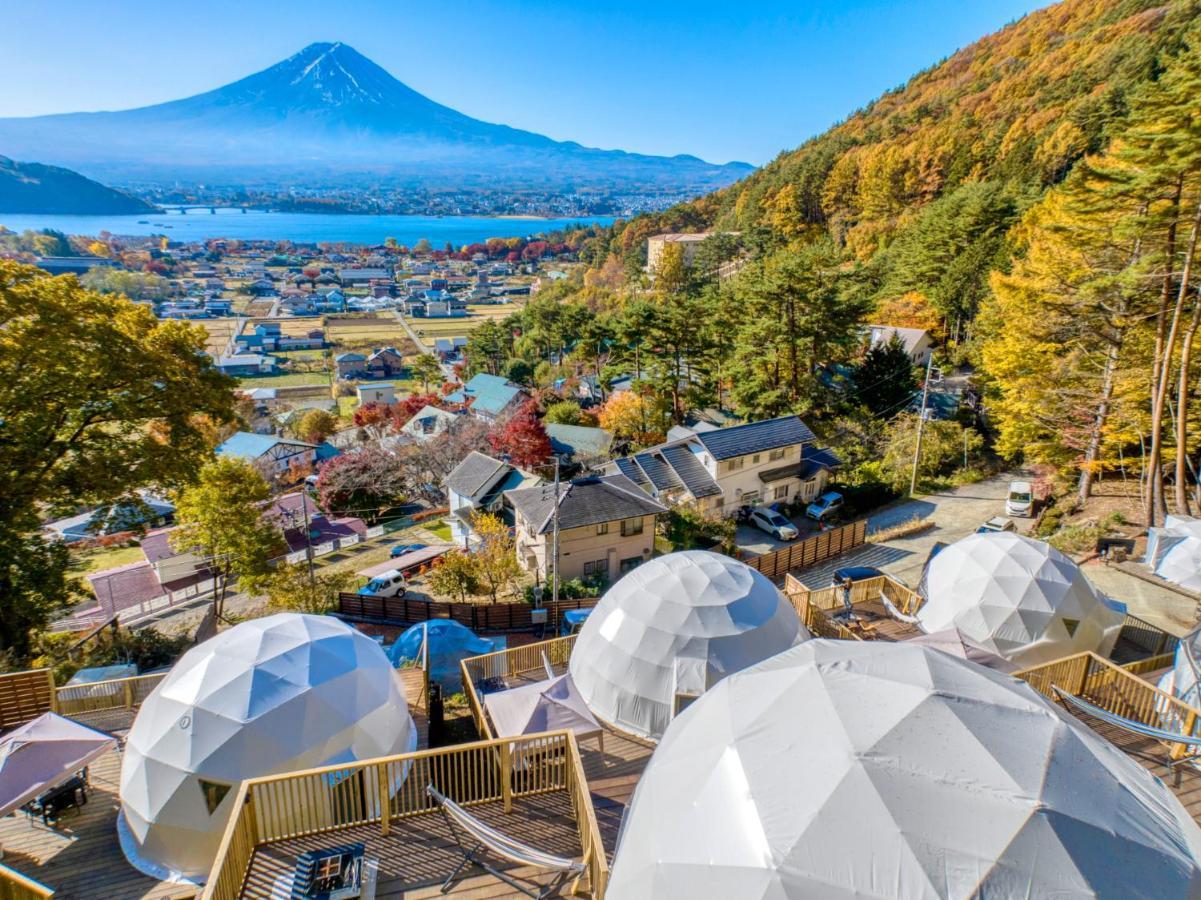 Отель Mt.Fujiグランピングテラス　嶺乃華 Фудзикавагутико Экстерьер фото